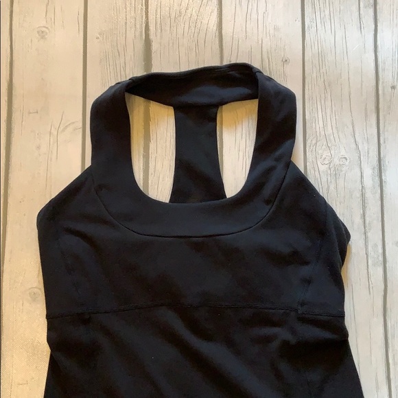 Lululemon Black Racerback Tank Top Size 6 - Picture 2 of 8